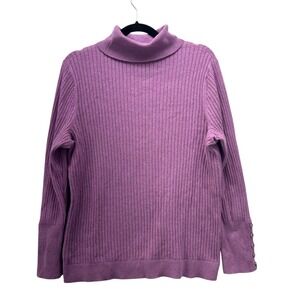 Talbots Turtleneck Sweater Purple‎ 1X